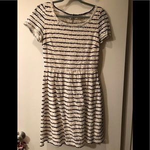 Maison Jules striped lace dress